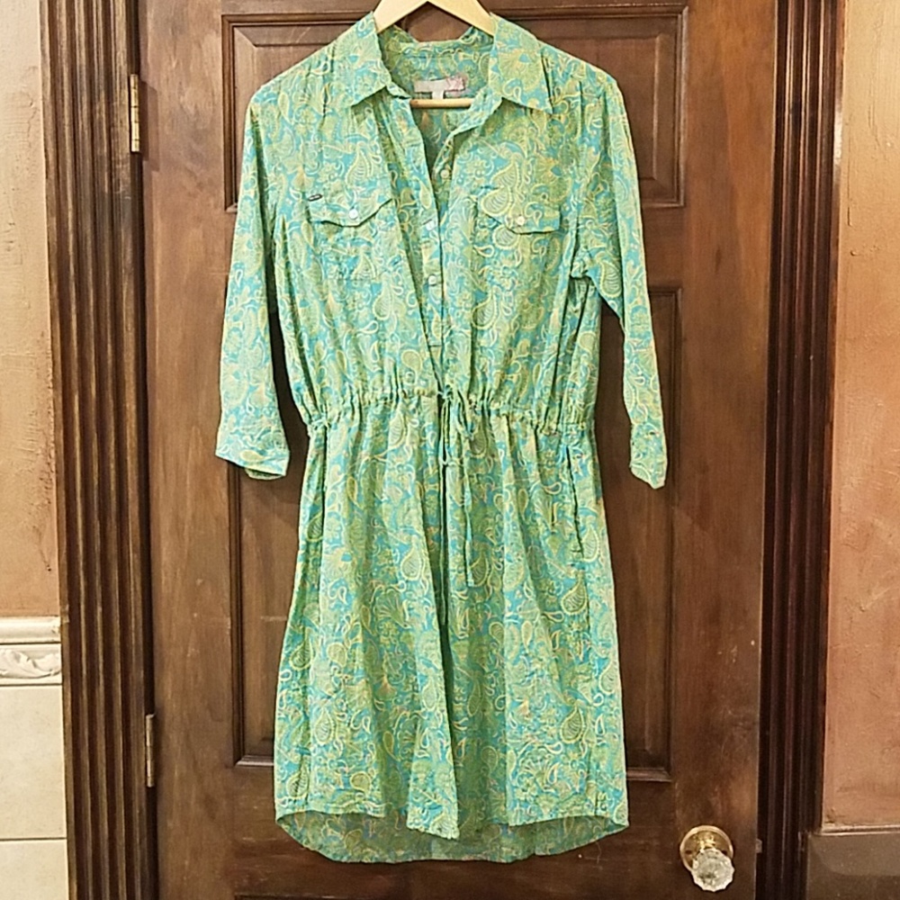 Paisley Print Dress